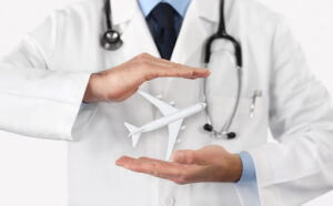 doctor with an airplane