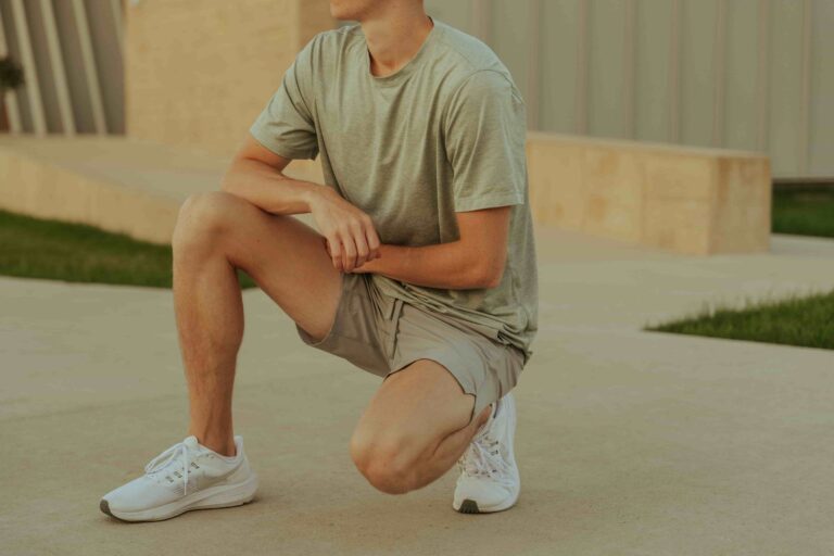 someone kneeling