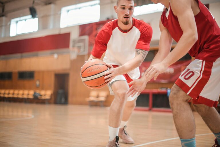 person playing basketball